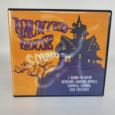 Haunted House Sound Effects Halloween CD Screams Groans Howls Spooky Scary New
