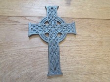 BASILICA Cast iron rustic vintage style Christian Christ cross crucifix religiou