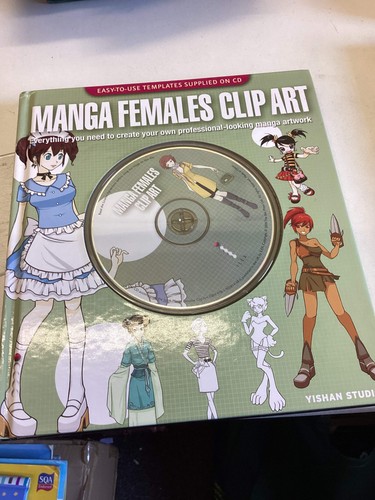 Manga females clip art - females,
