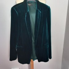 NEXT Green Velvet Blazer