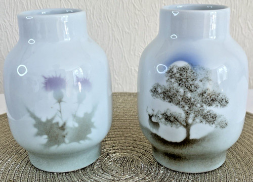 Highbank porcelain vases pair - vases,