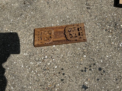 Vintage carved wooden - vintage,