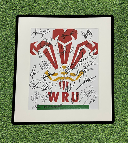 Wales rugby signed - rugby,
