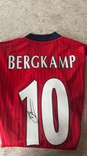 Dennis Bergkamp Signed Arsenal