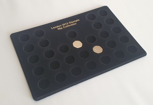 50p olympic 2012 - 2012, tray