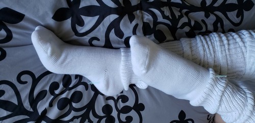 Long loose thigh high slouch - thigh,