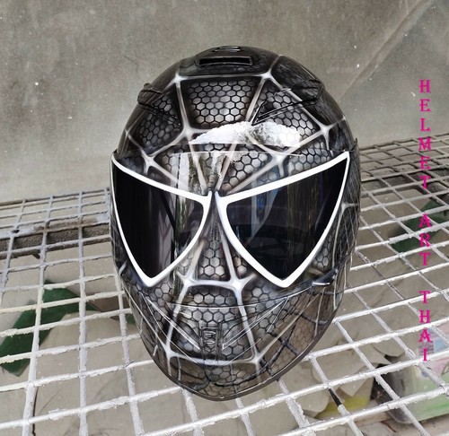 Black spider man custom - man,