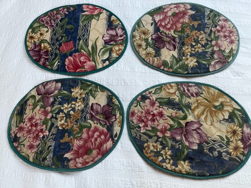 Vintage 80s 90s floral quilted - vintage,