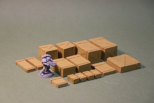Resin crates all eras - by, old