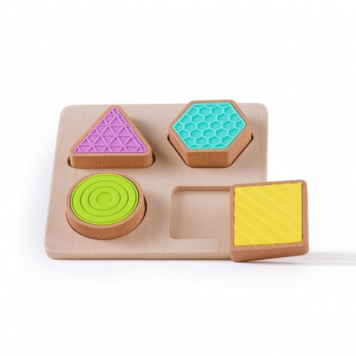 Shape sorting puzzle with - sorting,