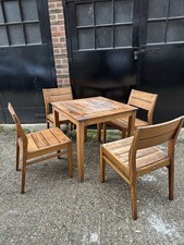 Alexander Rose Roble Tivoli Square Table And 4 Chairs