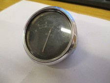 WORKING ORIGINAL LUCAS 6V 2" AMMETER TRIUMPH  NACELLE 3TA 5TA T100A TIGERCUB