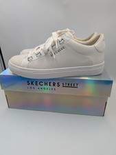 Womens White Skechers Street