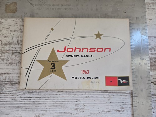 Vintage 1963 johnson seahorse - johnson,
