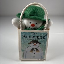 Vintage The Snowman Raymond Briggs Plush Soft Toy Eden Toys 1980s 5" Christmas