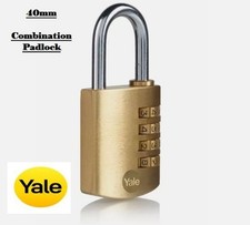 Padlock 40mm yale combination - 40mm,