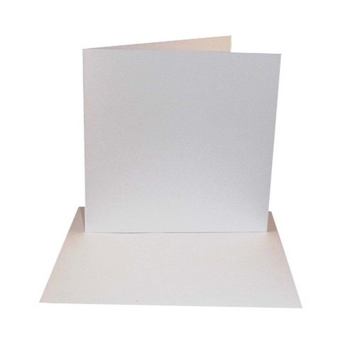 100 pack 6x6 white - pack, card