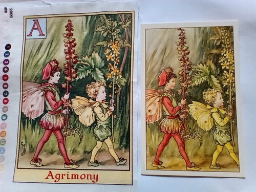 Agrimony alphabet - -,