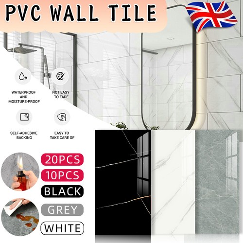 Pvc marble tiles wall sticker - tiles,