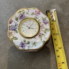 Royal Albert China Clock Please Read Description