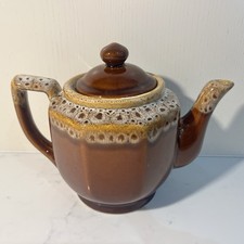 Vintage Lava Glaze Brown 1970s