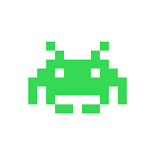 SPACE INVADER Vinyl Decal