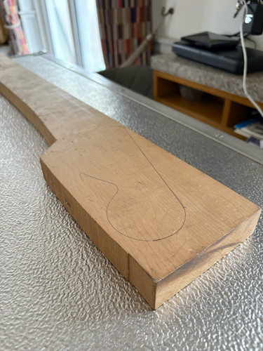 Neck blank swamp ash - neck,