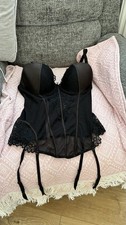 Ladies Black Basque With