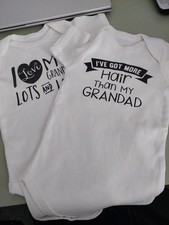 2 x baby grows 6 to 9 months both new great gift idea L@@K