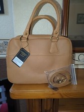 Osprey London by Graeme Ellisdon Tan Leather Handbag with Detachable Shoulder St