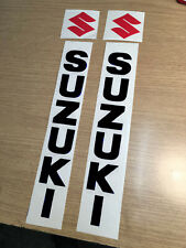 X2 SUZUKI  Fork Sticker / Decal's Perfect for forks, 16 Colours. non Oem