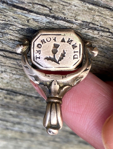 Antique georgian yellow metal - antique,