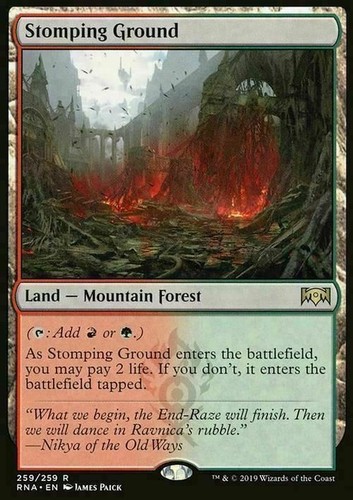 Stomping ground ravnica - stomping,