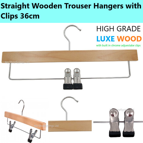 Quality flat wooden trouser - wooden,