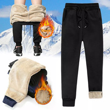 Mens Pants Fleece Lined Winter