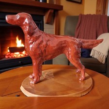 Vintage Beswick Irish Red Setter Sugar of Wendover Dog Ceramic Figurine