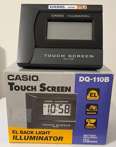 Casio touch screen - touch, alarm