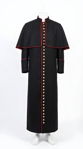 Men black wool clergy - men’s,