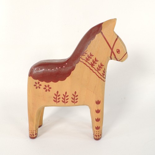 Vintage swedish dala horse - vintage,
