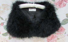 Black FEATHER Bridal Wrap