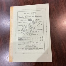 Extracts from Mr William White’s Directory of Norfolk 1883 Old Station Press