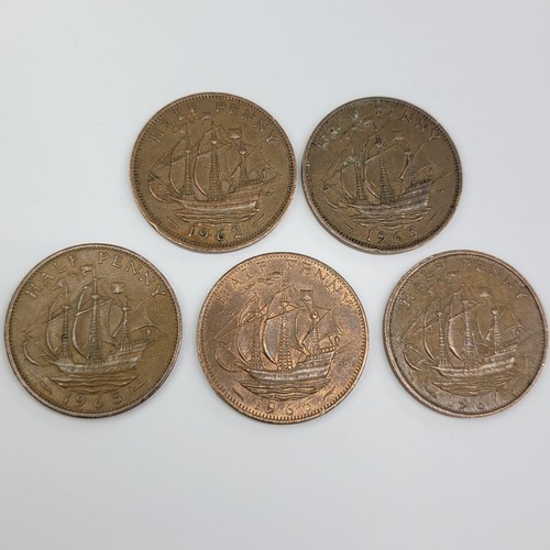 Bronze half penny - 5, lg