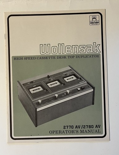 Vintage wollensak cassette - wollensak,