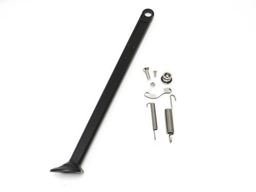 Black kick side stand - side,