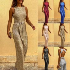 Ladies Sparkly Sleeveless