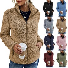 Ladies Fleece Coats Cardigans