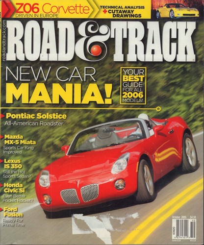 Road track october 2005 - road,