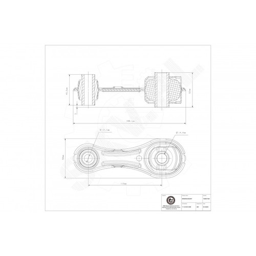 Rear engine support for - rear,