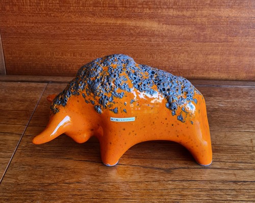 Otto keramik bull orange with - otto,