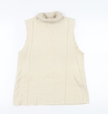 Zara Women's Beige Roll Neck